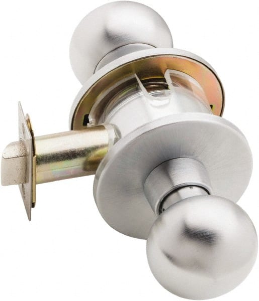Falcon - Satin Chrome Passage Knob Lockset - Exact Tool & Supply