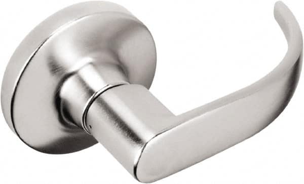 Schlage - 1-3/8 to 2" Door Thickness, Satin Chrome Privacy Knob Lockset - Exact Tool & Supply