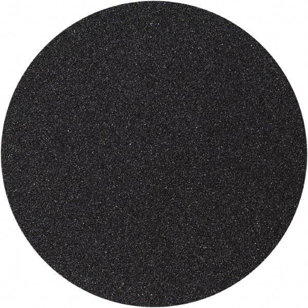 Camel Grinding Wheels - 10" Diam, 240 Grit Silicon Carbide Adhesive PSA Disc - Very Fine Grade, Black, C Weighted Backing, Flexible - Exact Tool & Supply