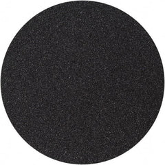 Camel Grinding Wheels - 8" Diam, 60 Grit Silicon Carbide Adhesive PSA Disc - Medium Grade, Black, C Weighted Backing, Flexible - Exact Tool & Supply