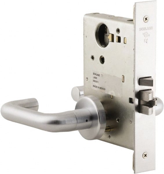 Schlage - Storeroom Lever Lockset for 1-3/4" Thick Doors - Exact Tool & Supply