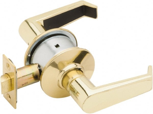 Schlage - Passage Lever Lockset for 1-3/8 to 1-7/8" Thick Doors - Exact Tool & Supply