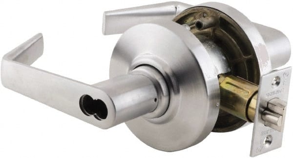 Schlage - Classroom Lever Lockset for 1-3/8 to 1-7/8" Thick Doors - Exact Tool & Supply