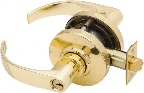 Schlage - Classroom Lever Lockset for 1-3/8 to 1-7/8" Thick Doors - Exact Tool & Supply