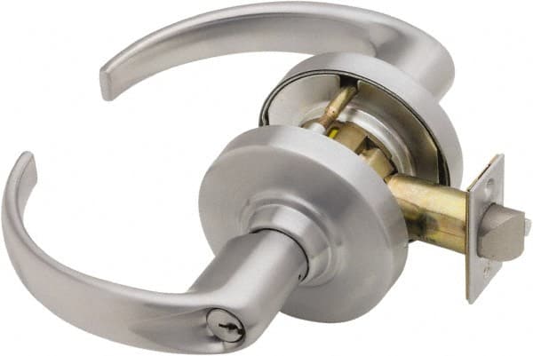 Schlage - Entrance Lever Lockset for 2-1/8" Thick Doors - Exact Tool & Supply