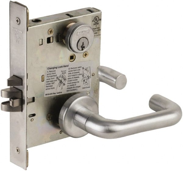 Schlage - Classroom Lever Lockset for 1-3/4" Thick Doors - Exact Tool & Supply