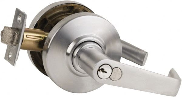Schlage - Classroom Lever Lockset for 1-3/8 to 1-7/8" Thick Doors - Exact Tool & Supply