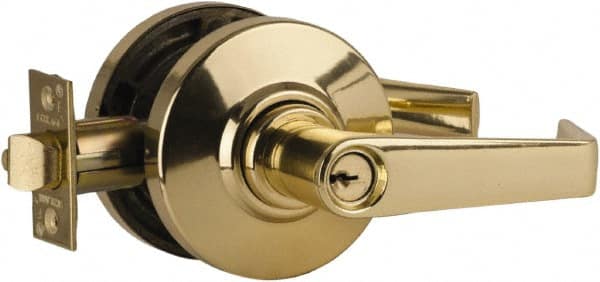 Schlage - Classroom Lever Lockset for 1-3/8 to 1-7/8" Thick Doors - Exact Tool & Supply