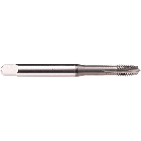 Emuge - 4-48 UNF 4 Flute BT Bottoming Spiral Flute Tap - High Speed Steel, GLT-1 Finish, 2.205" OAL, Right Hand Flute, Right Hand Thread, Series Rekord B-Z - Exact Tool & Supply