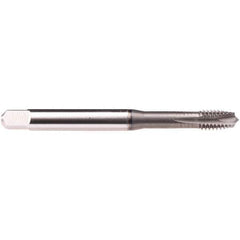 Emuge - 4-48 UNF 4 Flute BT Bottoming Spiral Flute Tap - High Speed Steel, GLT-1 Finish, 2.205" OAL, Right Hand Flute, Right Hand Thread, Series Rekord B-Z - Exact Tool & Supply