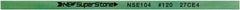 Value Collection - Flat Ceramic Finishing Stick - 100mm Long x 0.8mm Wide x 6mm Thick, 120 Grit - Exact Tool & Supply