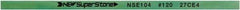 Value Collection - Flat Ceramic Finishing Stick - 100mm Long x 0.5mm Wide x 6mm Thick, 120 Grit - Exact Tool & Supply