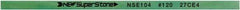Value Collection - Flat Ceramic Finishing Stick - 100mm Long x 2mm Wide x 4mm Thick, 120 Grit - Exact Tool & Supply