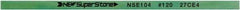 Value Collection - Flat Ceramic Finishing Stick - 100mm Long x 1mm Wide x 6mm Thick, 120 Grit - Exact Tool & Supply