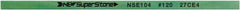 Value Collection - Flat Ceramic Finishing Stick - 100mm Long x 0.8mm Wide x 10mm Thick, 120 Grit - Exact Tool & Supply