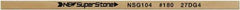 Value Collection - Flat Ceramic Finishing Stick - 100mm Long x 0.8mm Wide x 10mm Thick, 180 Grit - Exact Tool & Supply
