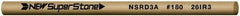 Value Collection - Round Ceramic Finishing Stick - 50mm Long x 2.35mm Wide x 2.4mm Thick, 180 Grit - Exact Tool & Supply