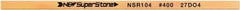 Value Collection - Flat Ceramic Finishing Stick - 100mm Long x 2mm Wide x 6mm Thick, 400 Grit - Exact Tool & Supply