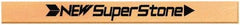 Value Collection - Flat Ceramic Finishing Stick - 40mm Long x 1mm Wide x 6mm Thick, 400 Grit - Exact Tool & Supply