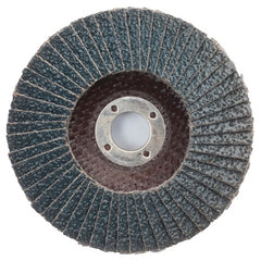 4″ × 5/8″ Flap Disc BlueFire Type 29 Fiberglass Plate 36 Grit - Exact Tool & Supply