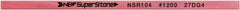 Value Collection - Flat Ceramic Finishing Stick - 100mm Long x 1.5mm Wide x 10mm Thick, 1,200 Grit - Exact Tool & Supply