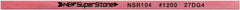 Value Collection - Flat Ceramic Finishing Stick - 100mm Long x 1.5mm Wide x 6mm Thick, 1,200 Grit - Exact Tool & Supply
