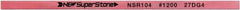 Value Collection - Flat Ceramic Finishing Stick - 100mm Long x 1.5mm Wide x 4mm Thick, 1,200 Grit - Exact Tool & Supply