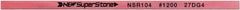 Value Collection - Flat Ceramic Finishing Stick - 100mm Long x 1mm Wide x 10mm Thick, 1,200 Grit - Exact Tool & Supply