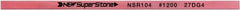 Value Collection - Flat Ceramic Finishing Stick - 100mm Long x 1mm Wide x 1mm Thick, 1,200 Grit - Exact Tool & Supply