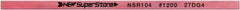Value Collection - Flat Ceramic Finishing Stick - 100mm Long x 0.8mm Wide x 10mm Thick, 1,200 Grit - Exact Tool & Supply
