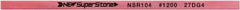 Value Collection - Flat Ceramic Finishing Stick - 100mm Long x 0.8mm Wide x 4mm Thick, 1,200 Grit - Exact Tool & Supply