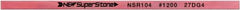 Value Collection - Flat Ceramic Finishing Stick - 100mm Long x 0.5mm Wide x 4mm Thick, 1,200 Grit - Exact Tool & Supply