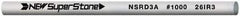 Value Collection - Round Ceramic Finishing Stick - 50mm Long x 3mm Wide, 1,000 Grit - Exact Tool & Supply