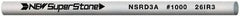 Value Collection - Round Ceramic Finishing Stick - 100mm Long x 2.35mm Wide, 1,000 Grit - Exact Tool & Supply