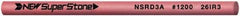Value Collection - Round Ceramic Finishing Stick - 50mm Long x 2.35mm Wide, 1,200 Grit - Exact Tool & Supply