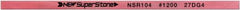 Value Collection - Flat Ceramic Finishing Stick - 100mm Long x 2mm Wide x 10mm Thick, 1,200 Grit - Exact Tool & Supply