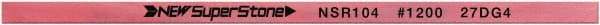 Value Collection - Flat Ceramic Finishing Stick - 100mm Long x 2mm Wide x 6mm Thick, 1,200 Grit - Exact Tool & Supply