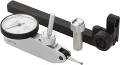 SPI - 8 Piece, 0" to 0.03" Measuring Range, 1-1/4" Dial Diam, 0-15-0 Dial Reading, White Dial Test Indicator Kit - 0.0005" Accuracy, 0.64" Contact Point Length, 0.079" Ball Diam, 0.0005" Dial Graduation - Exact Tool & Supply