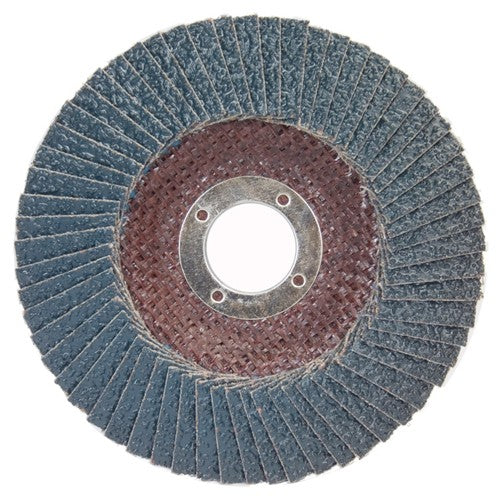6″ × 7/8″ Flap Disc BlueFire Type 29 Fiberglass Plate 36 Grit - Exact Tool & Supply