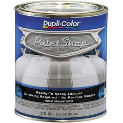 Dupli-Color - Brilliant Silver Automotive Topcoat - 1 Qt Can - Exact Tool & Supply