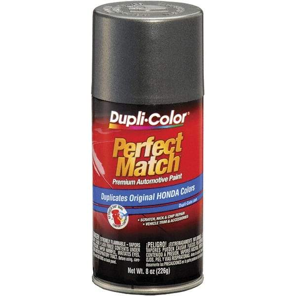 Dupli-Color - Graphite Gray Automotive Topcoat - 8 oz Aerosol Can - Exact Tool & Supply