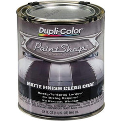 Dupli-Color - Matte Automotive Topcoat - 1 Qt Can - Exact Tool & Supply