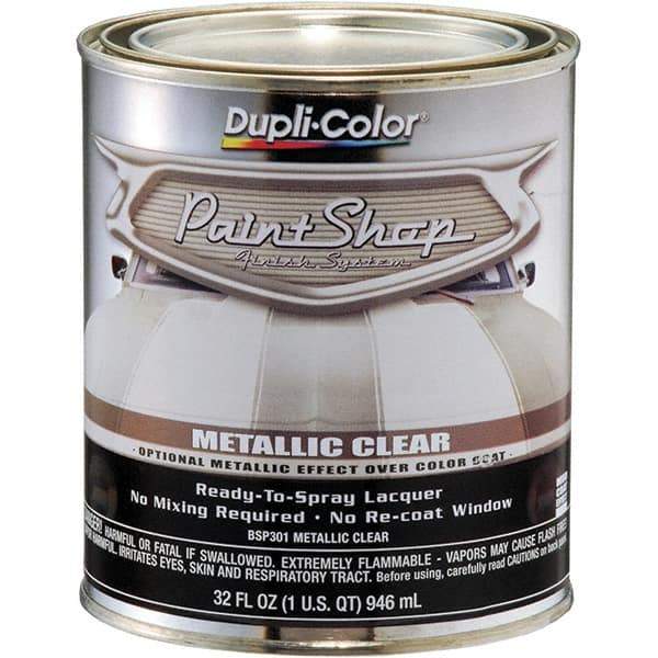 Dupli-Color - Metallic Clear Automotive Topcoat - 1 Qt Can - Exact Tool & Supply