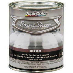 Dupli-Color - Clear Gloss Topcoat Automotive Topcoat - 1 Qt Can - Exact Tool & Supply