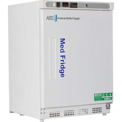 American BioTech Supply - Laboratory Refrigerators and Freezers Type: Pharmacy Refrigerator Volume Capacity: 4.6 Cu. Ft. - Exact Tool & Supply
