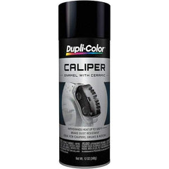 Dupli-Color - 12 oz Black Automotive Heat Resistant Paint - Gloss Finish, 500°F Max Temp, Comes in Aerosol Can - Exact Tool & Supply