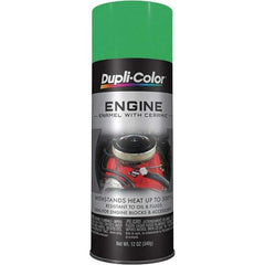 Dupli-Color - 12 oz Grabber Green Automotive Heat Resistant Paint - Gloss Finish, 500°F Max Temp, Comes in Aerosol Can - Exact Tool & Supply