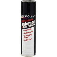 Dupli-Color - 17 oz Black Automotive Paintable Undercoating - Comes in Aerosol Can - Exact Tool & Supply
