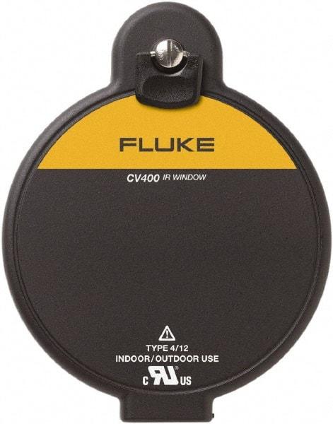 Fluke - 4\x94 Diam, Infrared Viewing Window - 9.35" View Area, .16\x94 Thickness, Use with Fluke IR Cameras - Exact Tool & Supply