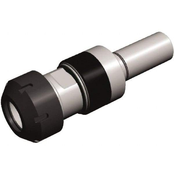 Kennametal - 25mm Straight Shank Diam Tension & Compression Tapping Chuck - M10 to M20 Tap Capacity, 90.9mm Projection, Through Coolant - Exact Tool & Supply